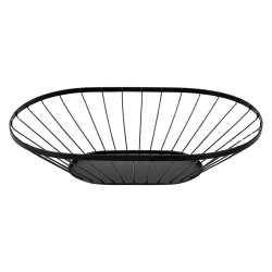 Fruit basket NAVA 10-100-032 METAL BLACK OVAL MISTY 40CM 