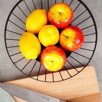 Fruit basket NAVA 10-174-050 METAL BLACK ROUND MISTY 28CM 