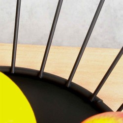 Fruit basket NAVA 10-174-050 METAL BLACK ROUND MISTY 28CM 