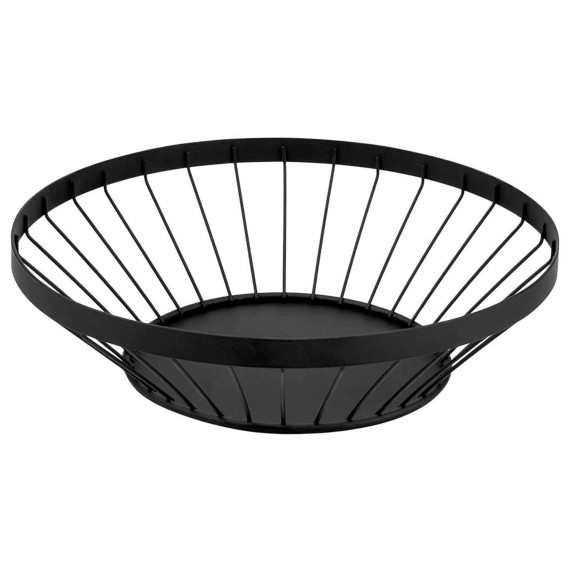 Кoрзина для фруктов NAVA 10-174-050 METAL BLACK ROUND MISTY 28CM 
