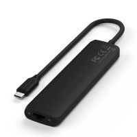 Usb-hub SATECHI 7-in-1 USB-C Slim Multiport Adapter with Ethernet (Black) (ST-P7SK)