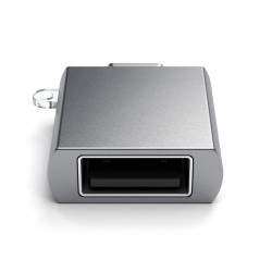 Usb переходник SATECHI Aluminium Type-C to USB-A 3.0 Adapter (Space Gray) (ST-TCUAM)