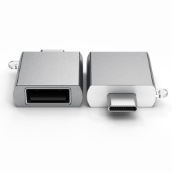 Usb переходник SATECHI Aluminium Type-C to USB-A 3.0 Adapter (Space Gray) (ST-TCUAM)
