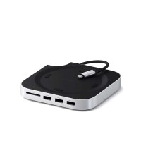 Usb-hub SATECHI Mac Mini M4 Stand & Hub witch SSD Enclosure (ST-GNMMES)