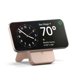 Power bank SATECHI OntheGo 10000mAh Magnetic Qi2 USB-C PD witch Stand (Desert Rose) (ST-B10Q2SR)