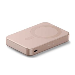 Power bank SATECHI OntheGo 10000mAh Magnetic Qi2 USB-C PD witch Stand (Desert Rose) (ST-B10Q2SR)