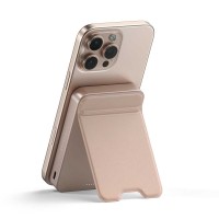 Power bank SATECHI OntheGo 10000mAh Magnetic Qi2 USB-C PD witch Stand (Desert Rose) (ST-B10Q2SR)