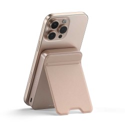 Power bank SATECHI OntheGo 10000mAh Magnetic Qi2 USB-C PD witch Stand (Desert Rose) (ST-B10Q2SR)