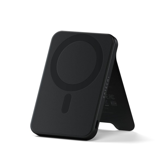 Արտաքին սնուցման մարտկոց SATECHI OntheGo 5000mAh Magnetic Qi2 USB-C PD witch Stand (Black) (ST-B5Q2SK)