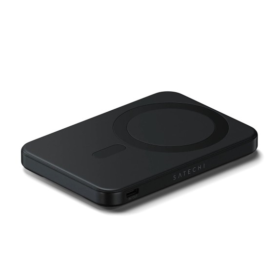 Արտաքին սնուցման մարտկոց SATECHI OntheGo 5000mAh Magnetic Qi2 USB-C PD witch Stand (Black) (ST-B5Q2SK)