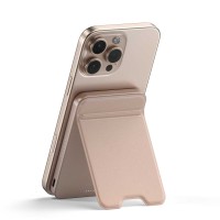 Power bank SATECHI OntheGo 5000mAh Magnetic Qi2 USB-C PD witch Stand (Desert Rose) (ST-B5Q2SR)