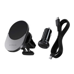 Car adapter SATECHI Qi2 Wireless Car Charger (ST-Q2CCM)