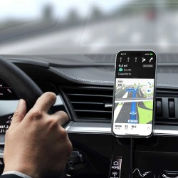 Car adapter SATECHI Qi2 Wireless Car Charger (ST-Q2CCM)