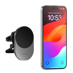 Car adapter SATECHI Qi2 Wireless Car Charger (ST-Q2CCM)