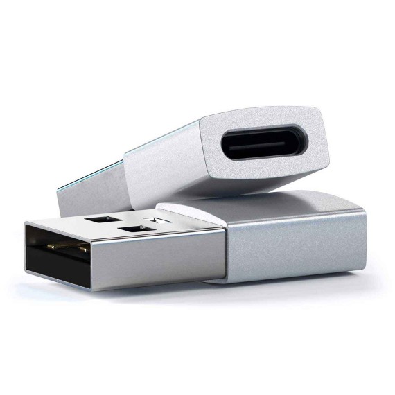 Usb переходник SATECHI Type-A to Type-C Adapter (Silver) (ST-TAUCS)