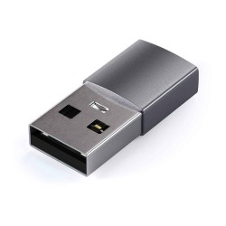 Usb переходник SATECHI Type-A to Type-C Adapter (Space Gray) (ST-TAUCM)