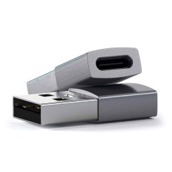 Usb переходник SATECHI Type-A to Type-C Adapter (Space Gray) (ST-TAUCM)