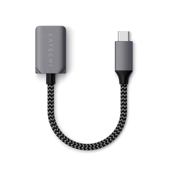 Usb переходник SATECHI USB-C to USB-A 3.0 Adapter Cable (Space Gray) (ST-UCATCM)