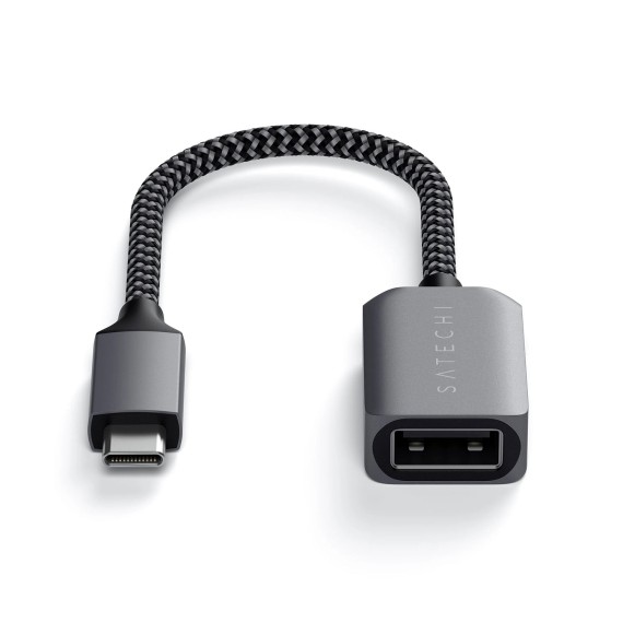 Usb переходник SATECHI USB-C to USB-A 3.0 Adapter Cable (Space Gray) (ST-UCATCM)