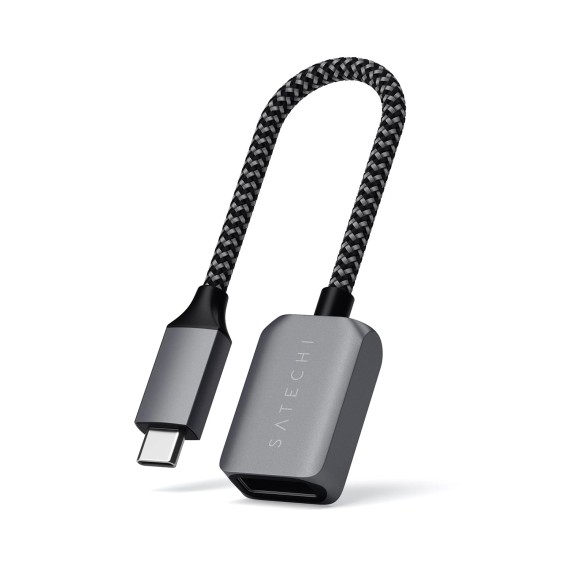 Usb переходник SATECHI USB-C to USB-A 3.0 Adapter Cable (Space Gray) (ST-UCATCM)