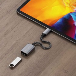 Usb переходник SATECHI USB-C to USB-A 3.0 Adapter Cable (Space Gray) (ST-UCATCM)