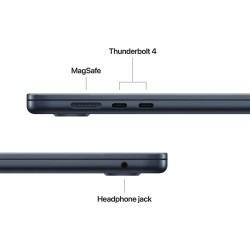 Նոթբուք APPLE MacBook Air 15 (Apple M5) 16GB 512GB (Midnight) (A3448) (MDVH4RU/A)