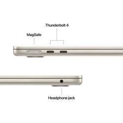 Նոթբուք APPLE MacBook Air 13 (Apple M5) 16GB 1TB (Starlight) (A3449) (MDHC4RU/A)