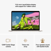Ноутбук APPLE MacBook Air 13 (Apple M5) 16GB 1TB (Starlight) (A3449) (MDHC4RU/A)