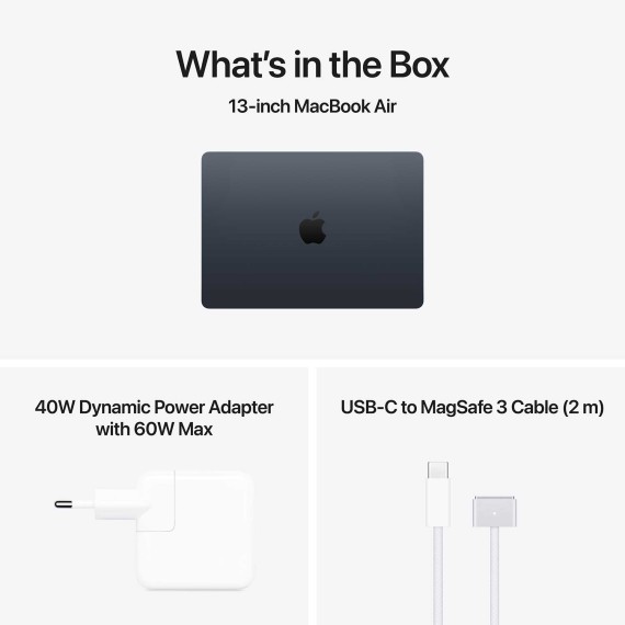 Նոթբուք APPLE MacBook Air 13 (Apple M5) 16GB 512GB (Midnight) (A3449) (MDHE4RU/A)