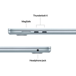 Նոթբուք APPLE MacBook Air 15 (Apple M5) 16GB 1TB (Sky Blue) (A3448) (MDVT4RU/A)