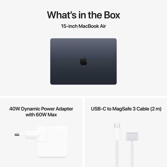Նոթբուք APPLE MacBook Air 15 (Apple M5) 16GB 1TB (Midnight) (A3448) (MDVK4RU/A)