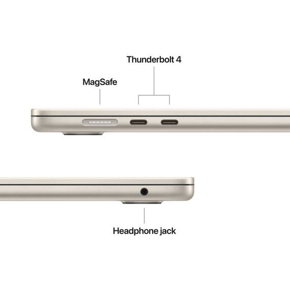Նոթբուք APPLE MacBook Air 15 (Apple M5) 24GB 1TB (Starlight) (A3448) (MDVF4RU/A)