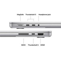 Ноутбук APPLE MacBook Pro 14 (Apple M5 Pro) 24GB 1TB (Silver) (A3426) (MGDN4RU/A)