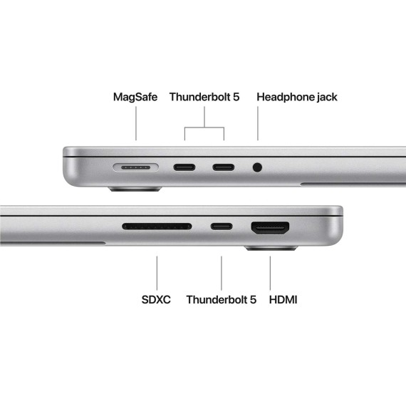 Ноутбук APPLE MacBook Pro 14 (Apple M5 Pro) 24GB 1TB (Silver) (A3426) (MGDN4RU/A)