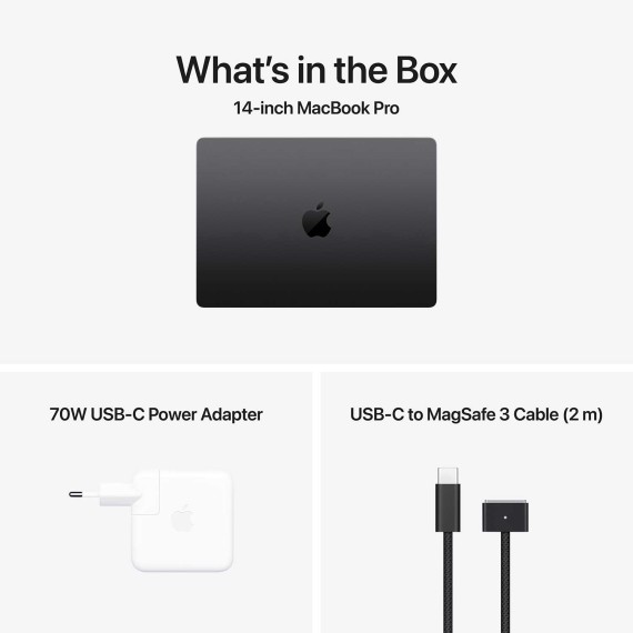 Նոթբուք APPLE MacBook Pro 14 (Apple M5) 32GB 1TB (Space Black) (A3434) (MJ3D4RU/A)