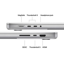 Ноутбук APPLE MacBook Pro 16 (Apple M5 Pro) 24GB 1TB (Silver) (A3428) (MGE44RU/A)