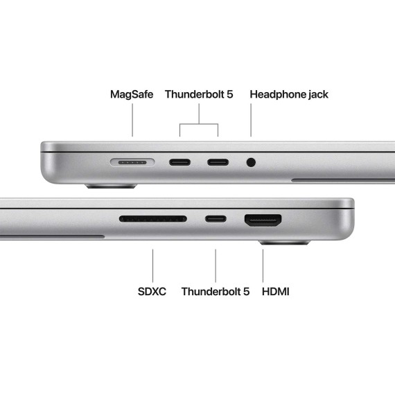 Ноутбук APPLE MacBook Pro 16 (Apple M5 Pro) 24GB 1TB (Silver) (A3428) (MGE44RU/A)