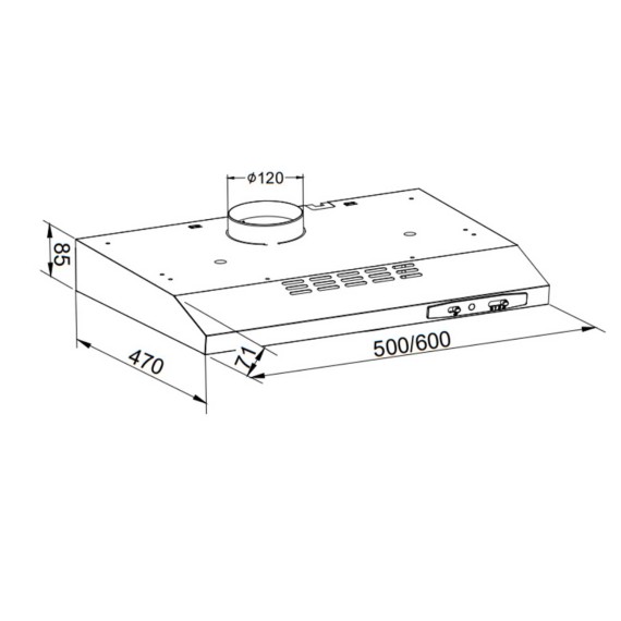 Hood HANSA OSP6111SIH 