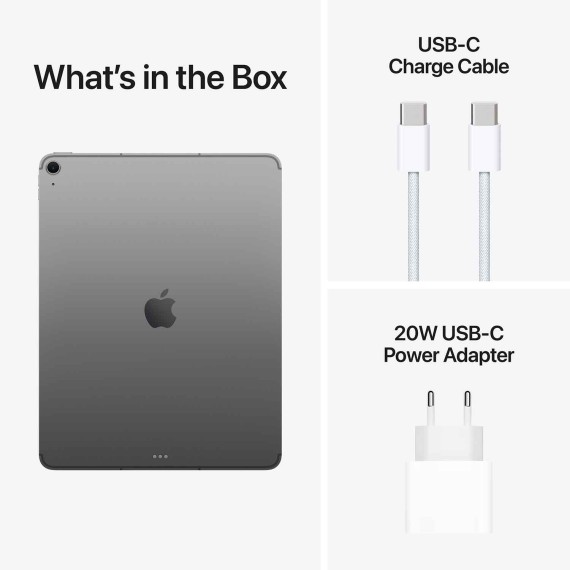 Պլանշետ APPLE iPad Air 13 (Apple M4) Wi-Fi 128GB (Space Grey) (A3461) (MH5N4QA/A)