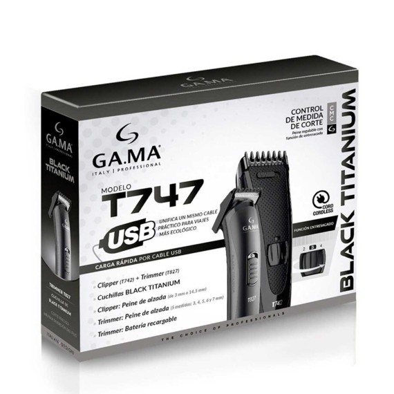 Стрижка и триммер GA.MA T742 + T827 (GM4512)