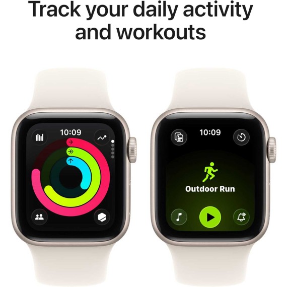 Смарт-часы APPLE Watch SE 3 GPS 40mm Starlight Aluminium Case witch Starlight Sport Band (A3324) (MEH34ET/A)