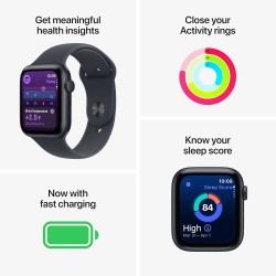 Smart watch APPLE Watch SE 3 GPS 40mm Starlight Aluminium Case witch Starlight Sport Band (A3324) (MEH34ET/A)