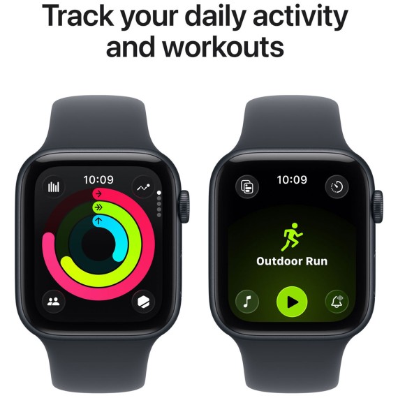 Смарт-часы APPLE Watch SE 3 GPS 44mm Midnight Aluminium Case witch Midnight Sport Band (A3325) (MEHQ4ET/A)