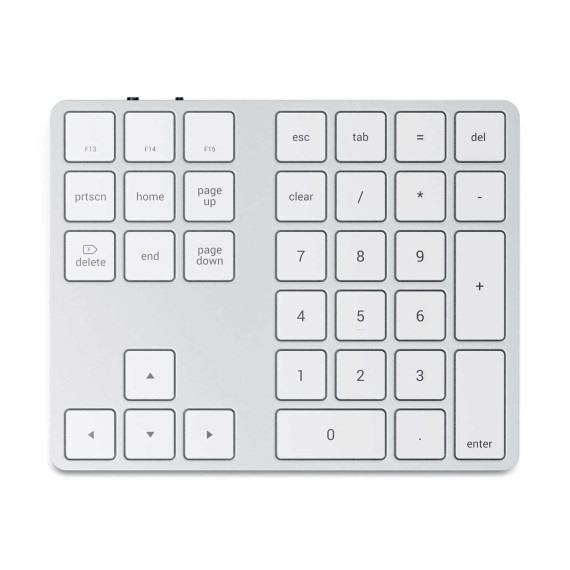 Клавиатура SATECHI Bluetooth Extended Keypad (Silver) (ST-XLABKS)