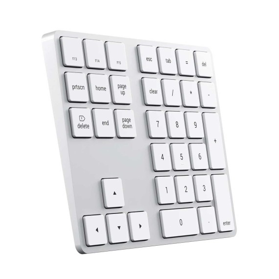 Клавиатура SATECHI Bluetooth Extended Keypad (Silver) (ST-XLABKS)