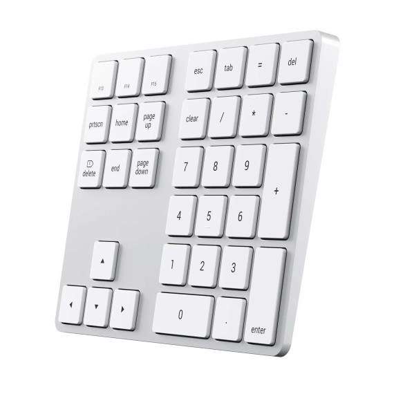 Клавиатура SATECHI Bluetooth Extended Keypad (Silver) (ST-XLABKS)