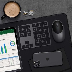 Клавиатура SATECHI Bluetooth Extended Keypad (Space Gray) (ST-XLABKM)
