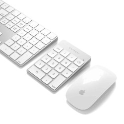 Клавиатура SATECHI Slim Wireless Keypad (Silver) (ST-KSALKPS)