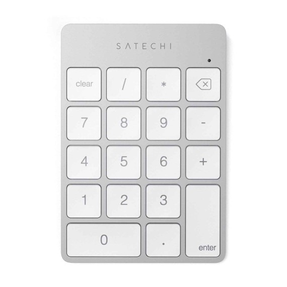 Клавиатура SATECHI Slim Wireless Keypad (Silver) (ST-KSALKPS)