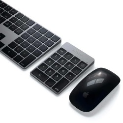 Клавиатура SATECHI Slim Wireless Keypad (Space Gray) (ST-KSALKPM)